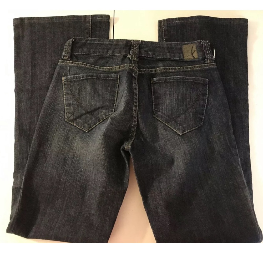 !iT Jeans Diva Bootcut Denim DarnWash Short Inseam